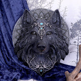 Wolf Moon Wall Hanging Plaque | Lunar Phases | Gothic Fantasy