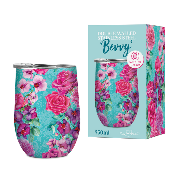LISA POLLOCK 350ml Bevvy - Rose Bouquet