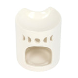 White Crescent Moon Ceramic Oil Burner