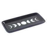 Blue Moon Phase Ceramic Trinket Dish