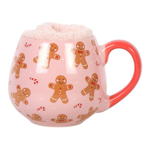 Gingerbread Ceramic Mug and Sock Set