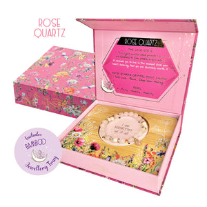 LISA POLLOCK - Crystal Point Bracelet Gift Set - Rose Quartz