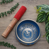 Tibetan Design Blue Singing Bowl | Meditation | Energy Work SBB