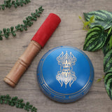 Tibetan Design Blue Singing Bowl | Meditation | Energy Work SBB