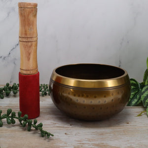 Buddha Brass Singing Bowl | 5 Buddha Design | Meditation SBHB
