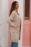 Cassie Oatmeal Knit Cardigan