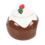 Christmas Pudding Shaped Ceramic Oil Burner, Wax Warmer