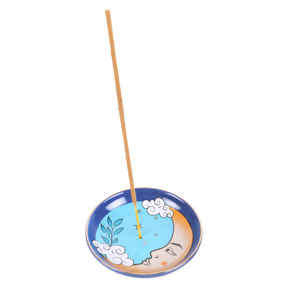 The Moon Celestial Ceramic Incense Holder