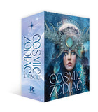 Box set of 'Cosmic Zodiac Oracle' with a fantasy design on a white background