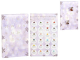 Crystal Advent Calendar with snowflake design on a white background