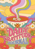 Colorful cover of a 'Daily Gratitude Journal' with flowers and a sun.