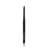 Black eyeliner pencil with brand name on a white background