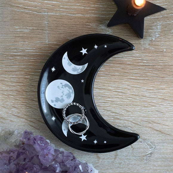 Triple Moon Crescent Trinket Dish