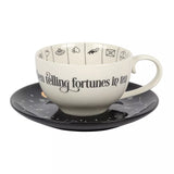 Fortune Telling Ceramic Tea Cup & Saucer