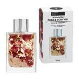 Wild Rose Face & Body Oil with packaging on a white background