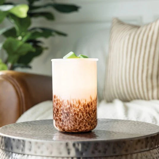 Tiger Shell Glass Illumination Wax/Oil Warmer