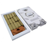 Box of White Sage Smudge Sticks with packaging on a white background