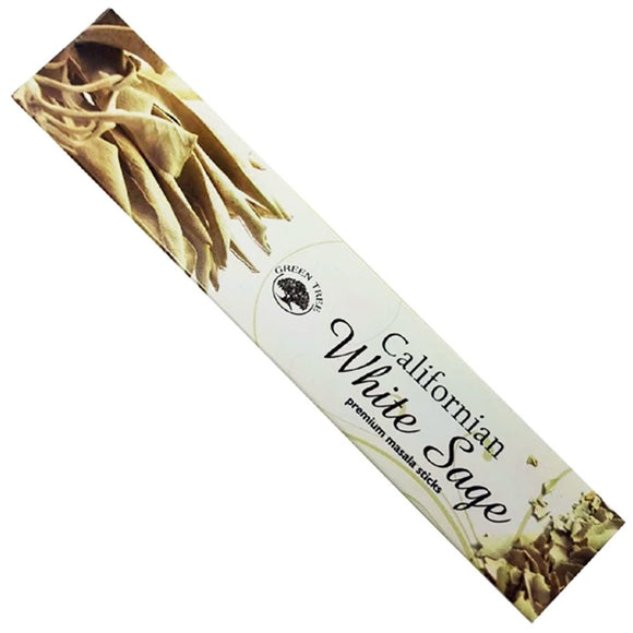 Californian White Sage Incense 15gms Sticks - Green Tree