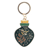 Keychain with decorative design on a white background
