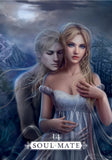 Two people embracing with a mystical background, labeled 'Soul Mate' at the bottom.