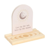 Luna Moth Affirmation Cards with Wooden Stand | Spiritual Gift | Daily Inspiration