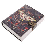 Decorative notebook with butterfly design on a white background