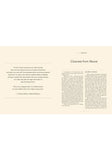 Book page with text on a beige background