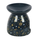 Celestial Ceramic Oil Burner – Midnight Blue