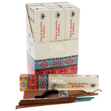 Palo Santo & Copal incense packaging with sticks displayed on a white background