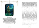 Page from a book or magazine featuring an illustration of Gaia and text about her mythological significance.