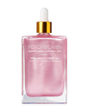 Pink body oil bottle with dropper labeled 'Bopo Women' on a white background