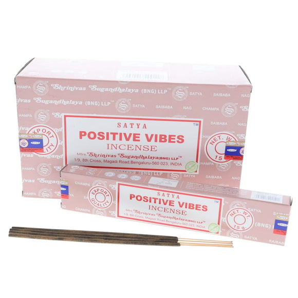 Positive Vibes Incense 15gms Sticks Satya