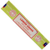 Box of Satya Lemon Grass incense on a white background