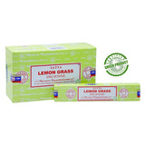 Satya Lemon Grass incense packaging on a white background