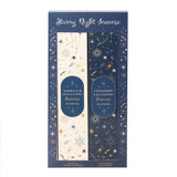 Starry Night Incense packaging with vanilla and cinnamon scents on a white background