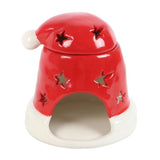 Santa Hat Ceramic Oil Burner, Wax Warmer