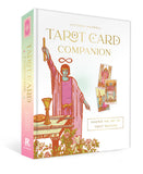Tarot card companion book with illustrated cover on a white background