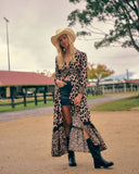 Untamed Print Sabrina Maxi Dress | Jaase