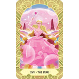 Card featuring a fairy in a pink dress with a magical background, labeled 'The Star'.