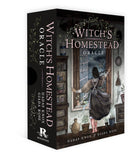 Box for 'Witch's Homestead Oracle' with an illustration of a woman looking out a window.