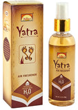 Yatra air freshener bottle and packaging on a white background