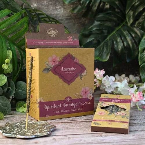 Lavender for Inner Peace Smudge Incense 8 Short Sticks