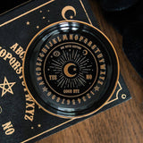 Black And Gold Talking Board Ceramic Trinket Dish