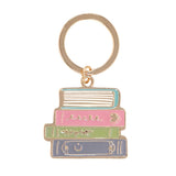 ‘Book Worm’ Enamel Keyring