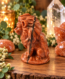Sunstone Lion Crystal Carving
