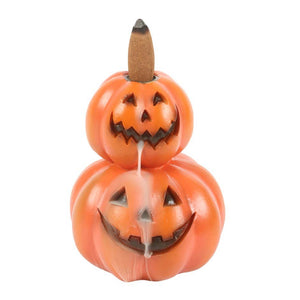Pumpkin Stack Backflow Incense Burner – Halloween Edition