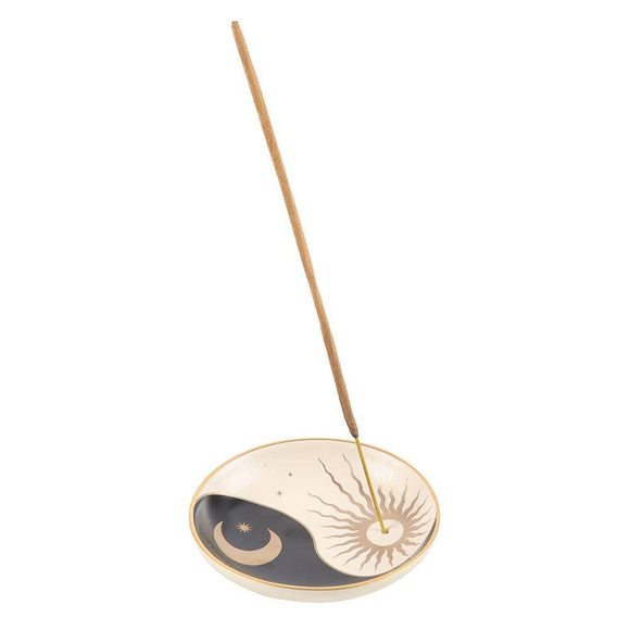 Yin & Yang Ceramic Incense Holder
