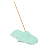 Aqua Blue Hamsa Hand | Incense Holder | Trinket Dish