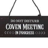 Coven Meeting in Progress Hanging Sign | Witch Decor | Witchcraft