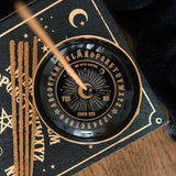 Black And Gold Talking Board Ceramic Incense Holder